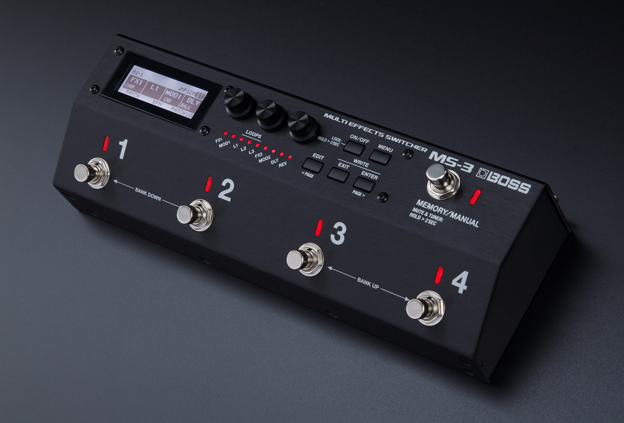 BOSS Introduces the MS3 Multi Effects Switcher The Noise Room